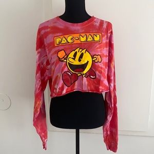 PAC-MAN Print Crop Top • L • Forever 21